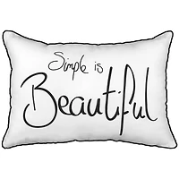 hometrends Simple and Beautiful Decorative Lumbar Pillow