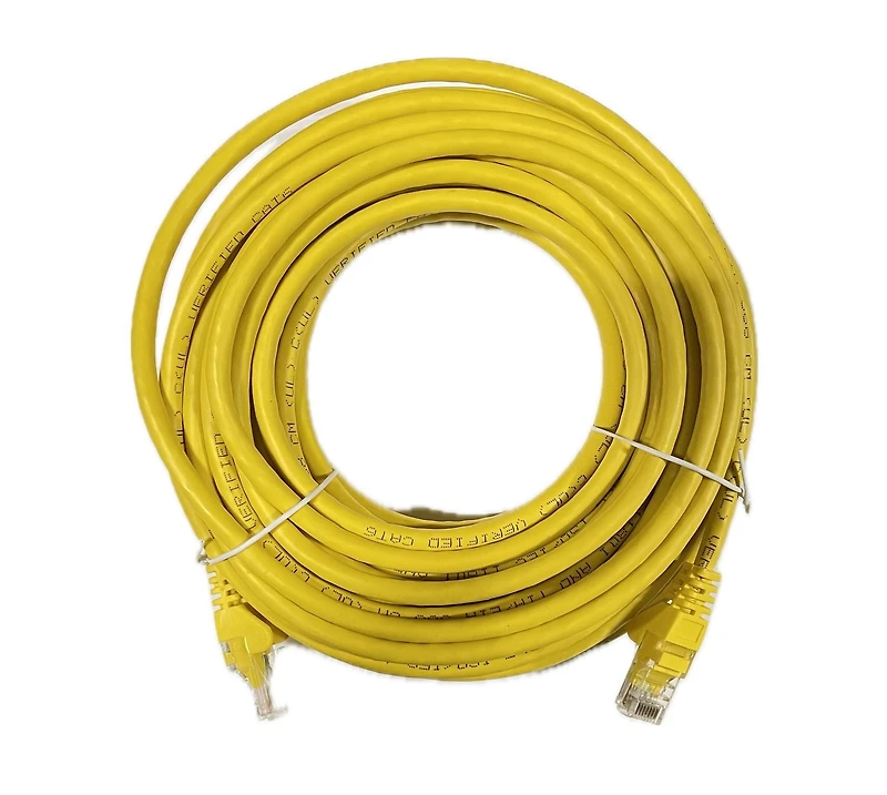 BlueDiamond Câble de raccordement Ethernet Cat6 homologué CSA et UL - 50pi, jaune