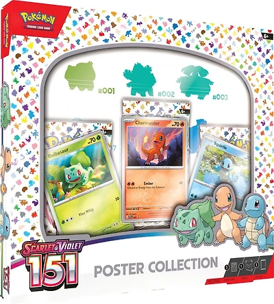 Pokémon Trading Card Games Scarlet & Violet 3.5 151 Poster Collection Box