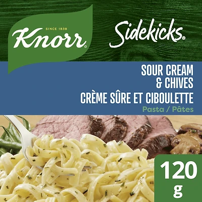 Plat d'Accompagnement de Pâtes Knorr Sidekicks Crème Sûre et Ciboulette 120 g Plats d'accompagnement