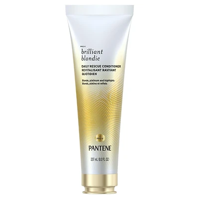 Pantene Brilliant Blondie Daily Rescue Conditioner for Blonde Dyed Hair, Paraben Free