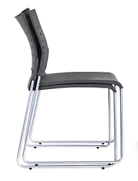 TygerClaw Mid Back Plastic Chair (4 Pack In One Order )