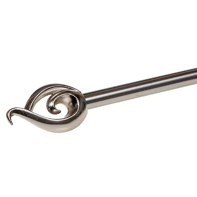 16 / 19Mm Set Métal Drapé Pole (Orifice - Nickel) (66-120)