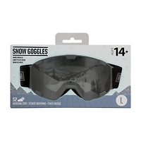 Lunettes de neige Krash pour adulte, gris, à partir de 14 ans 14+