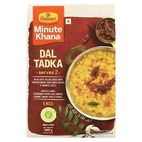 Haldiram RTE Dal Tadka, The original comfort food, Dal Tadka is a classic Haldiram’s recipe that is equal parts wholesome and deliciousness. Enjoy the flavours of the original Indian Dal made with mildly spicy yellow lentils, tomatoes, onion, fresh green chillies & aromatic spices.   Haldiram’s Recommendation: Serve h