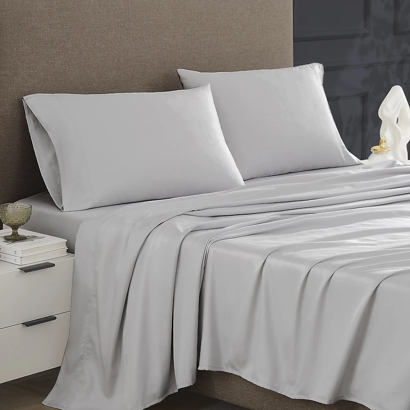 hometrends 400 Thread Count 100% Cotton Sheet Set - Sateen, Size: Twin - King