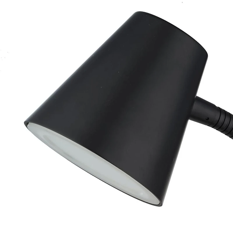 Mainstays LED Desk Lamp with USB Port, Black