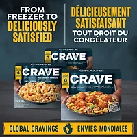 CRAVE Spicy Szechuan Style Fried Chicken on Rice Frozen Meal, 300 G Box, CRAVE Spicy Szechuan Style Fried Chicken on Rice Frozen Meal, 300 g Box