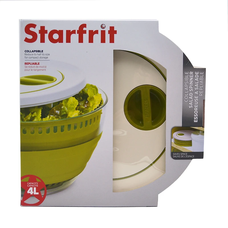 Starfrit - Collapsible Salad Spinner, Salad Spinner