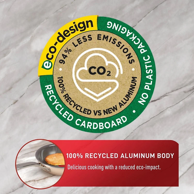 T-fal Excellence Céramique Poêle à Frire 20cm,Crème