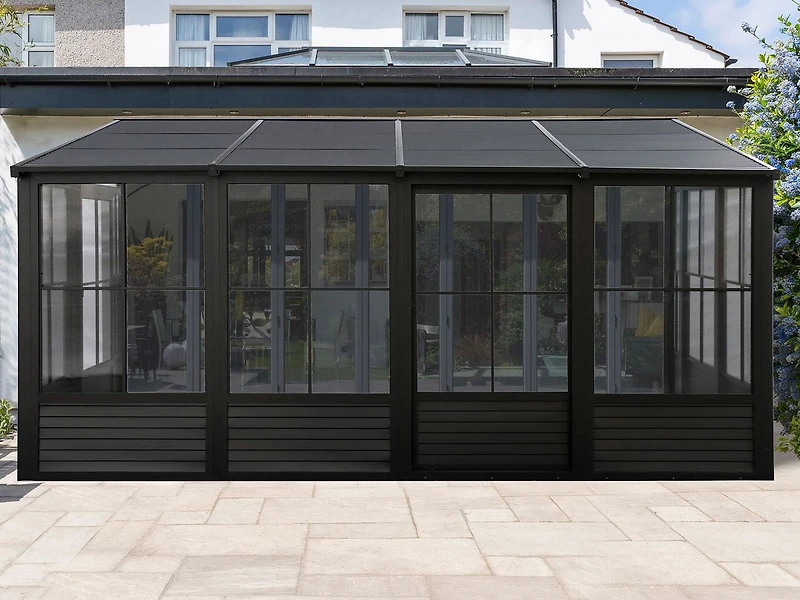 Gazebo Penguin Florence Add-A-Room 10 ft. x 16 ft. in Black