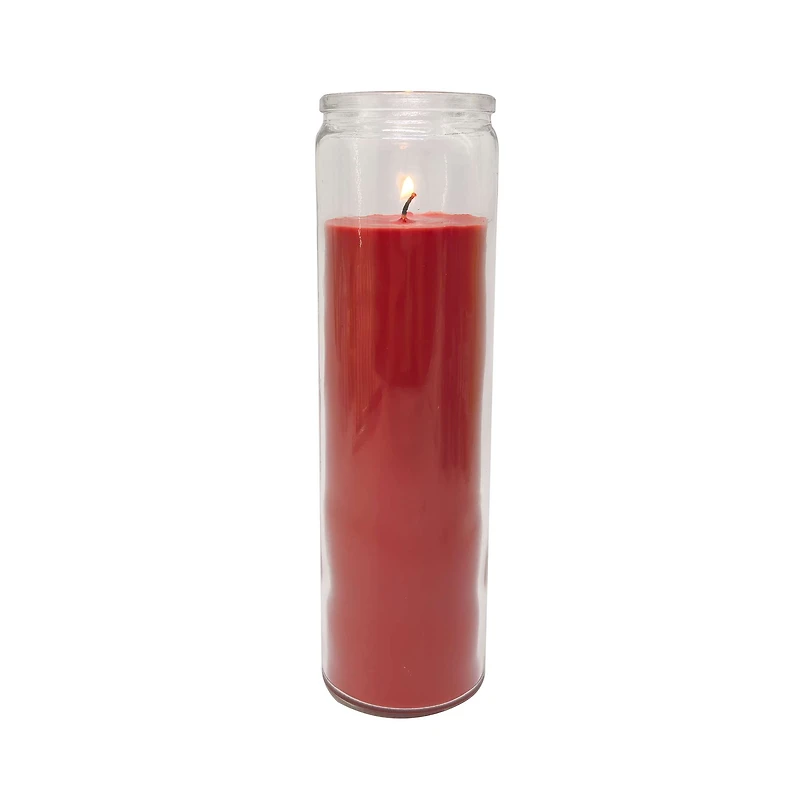 Unscented Jar Candle, Red, 9.88 oz
