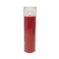 Unscented Jar Candle, Red, 9.88 oz