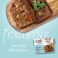 Nourriture humide Catit Cuisine, Pâté de thon avec sardines, 95 g