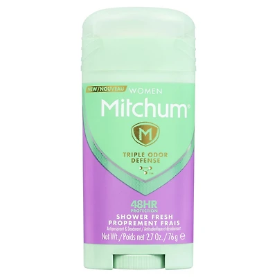 Antisudorifique et désodorisant en bâton invisible Mitchum femmes, protection de 48 heures, proprement frais, 76 g MIT WMN SOLIDE 0,1 lb