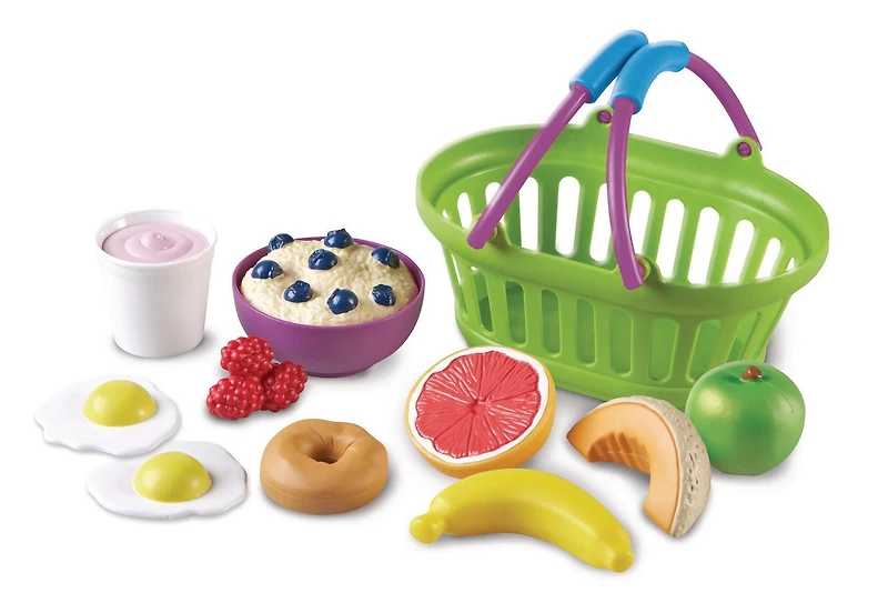 Ensemble de paniers d'aliments sains (petit-déjeuner, déjeuner, dîner), par Learning Resources