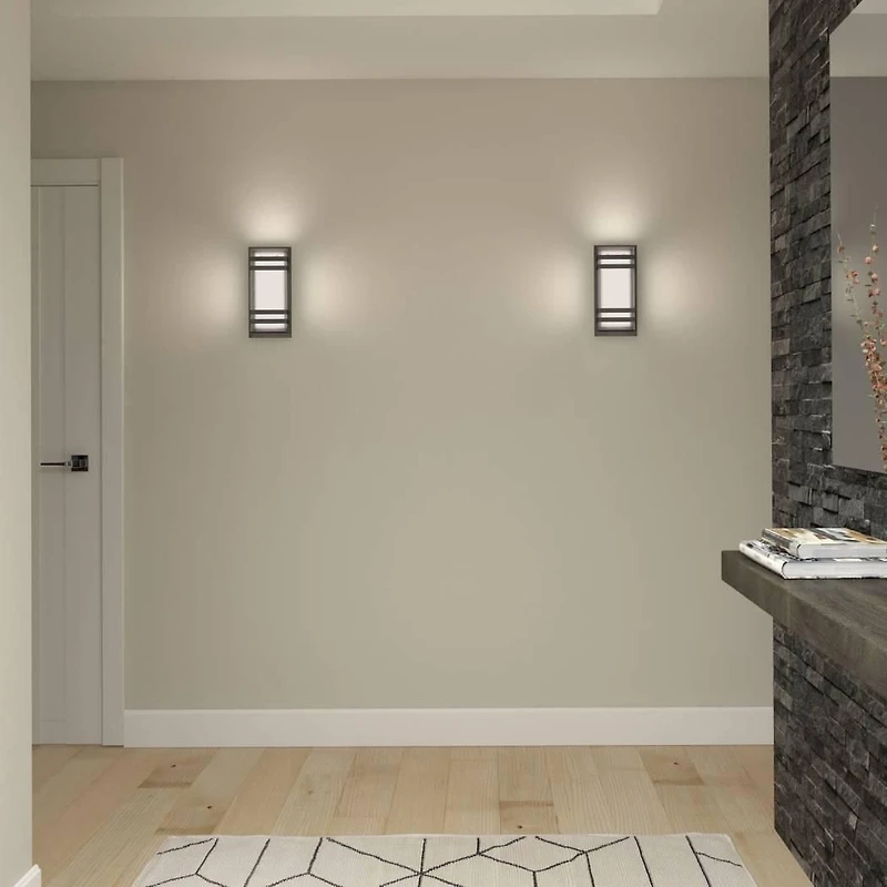 Artika Glow Box 3 indoor/outdoor light, Intergrated LED Outdoor Wall Light