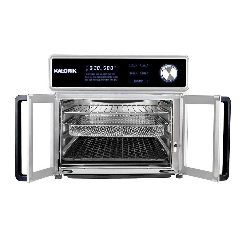 Four Friteuse à Air Chaud et Gril Numérique Kalorik MAXX AFO 47631 SS2 (CA)