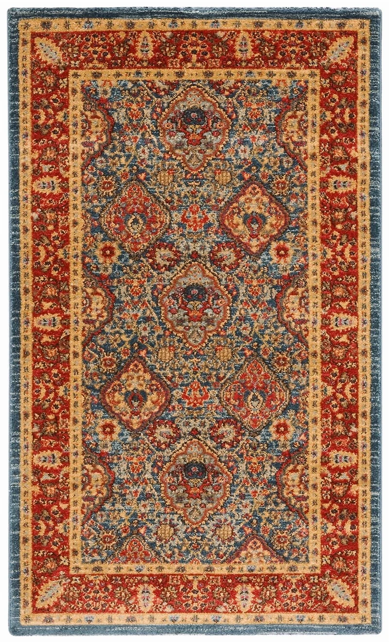 Safavieh Mahal Napier Floral Bordered Area Rug