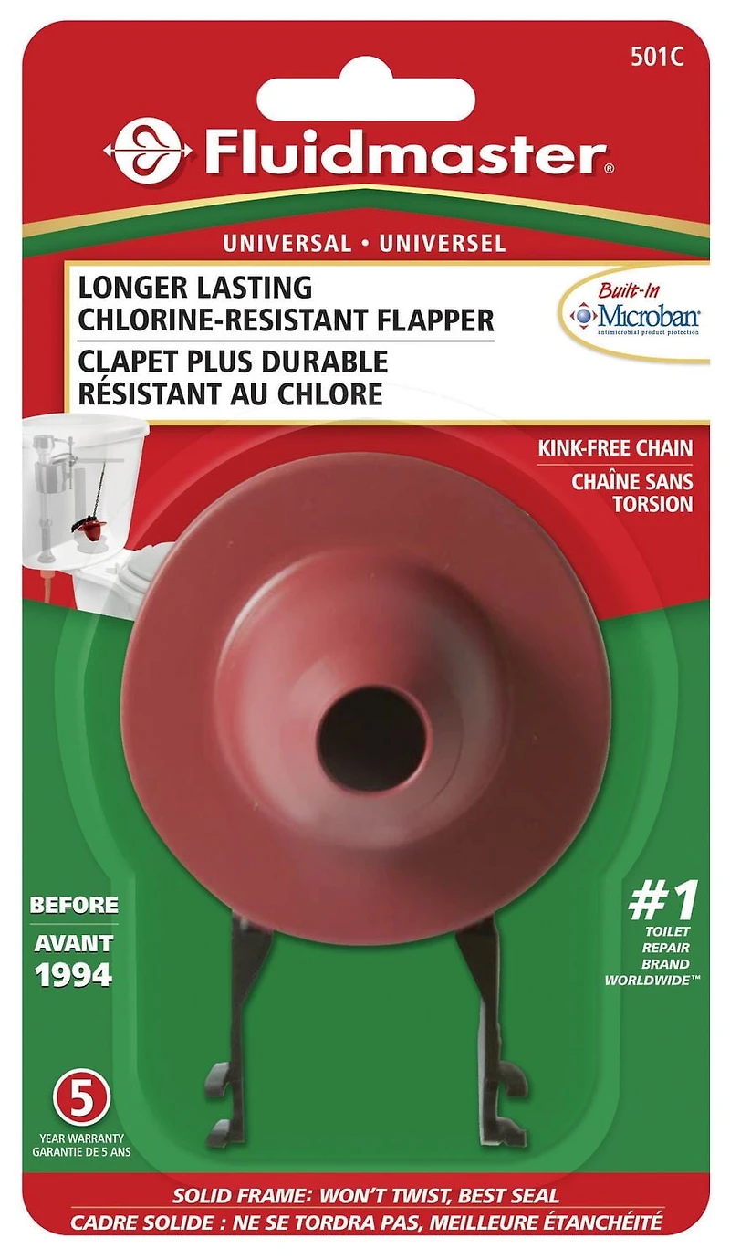 Fluidmaster® 501C Universal 2" Long Lasting Toilet Flapper
