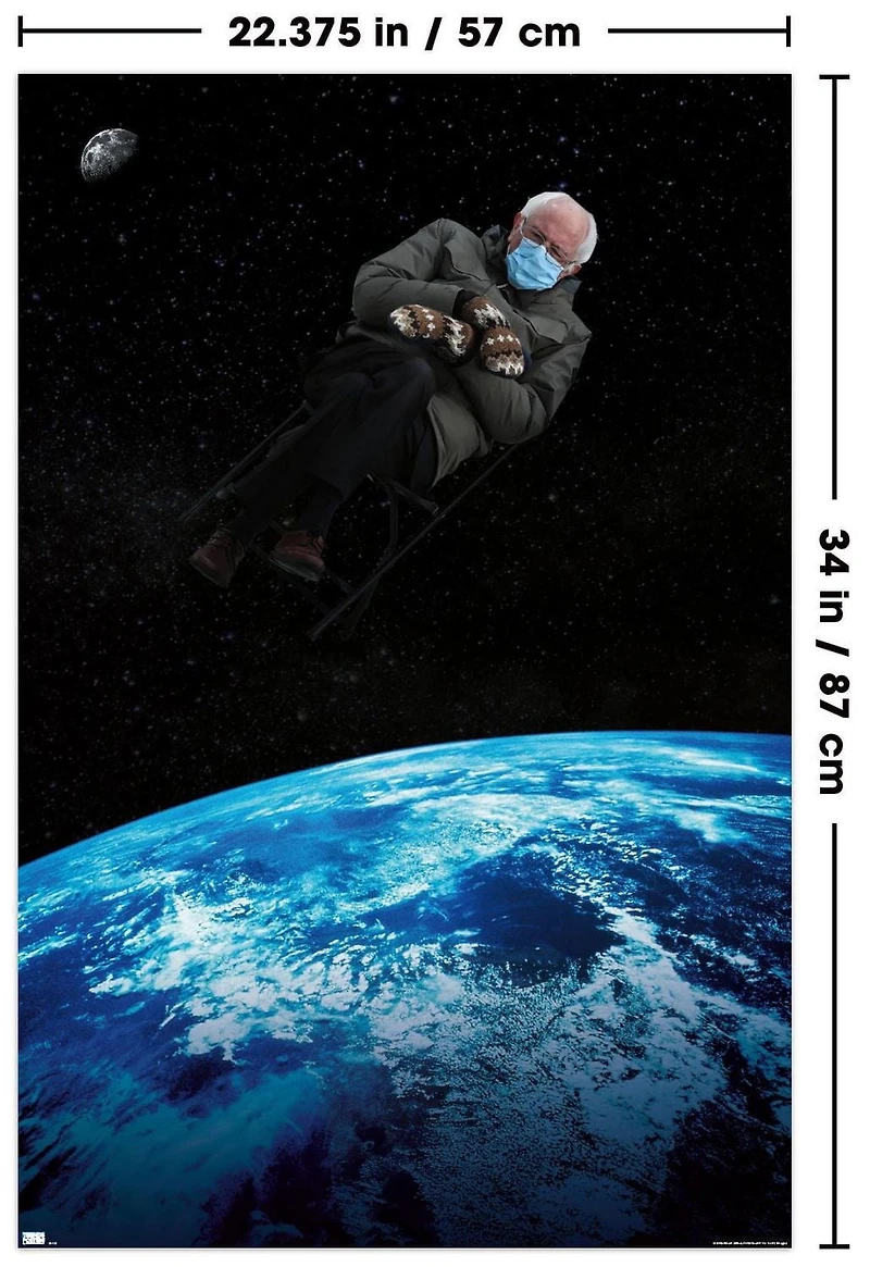 Earth To Bernie Wall Poster, 22.375" x 34"