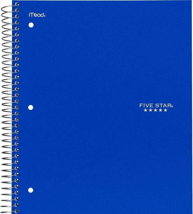 Five Star 1 Subject 200Pg Fash Col Ntbk, 1 Subject Fash Col Ntbk