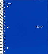 Five Star 1 Subject 200Pg Fash Col Ntbk, 1 Subject Fash Col Ntbk