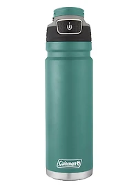 Coleman FreeFlow AUTOSEAL® 24oz Stainless Steel Water Bottle, Seafoam, 24oz/690mL, BPA Free