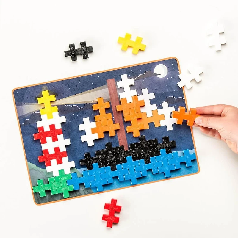 Plus Plus Big - Tangram de Base - 60 pieces - 3 à 6 ans.