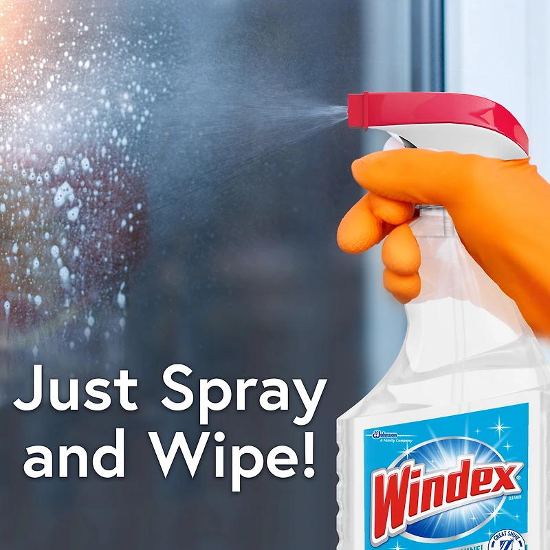Windex Nettoyant Multisurface au Vinaigre, Nettoyant Tout Usage, Nettoyant pour Vitres, 765ml