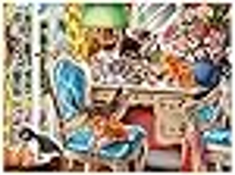 PAWS GONE WILD - KITTENS IN THE BEDROOM - 550 PIECE PUZZLE