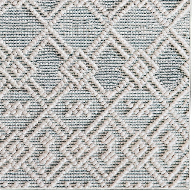 Mirage Helia Cream and Grey 2' x 3' Accent Rug