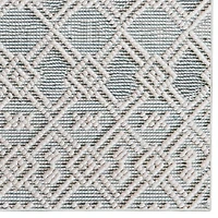 Mirage Helia Cream and Grey 2' x 3' Accent Rug