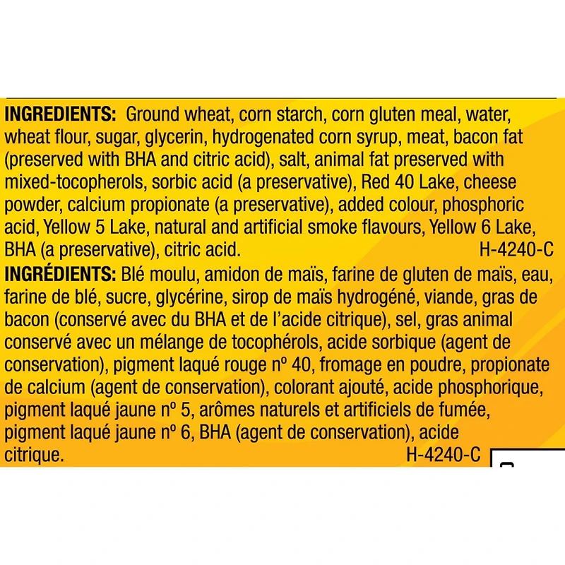 Beggin' Chew-rific Bacon & Cheese Snacks, Dog Treats, 163-850 g