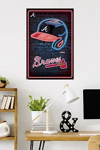 MLB Atlanta Braves - Casque néon 23