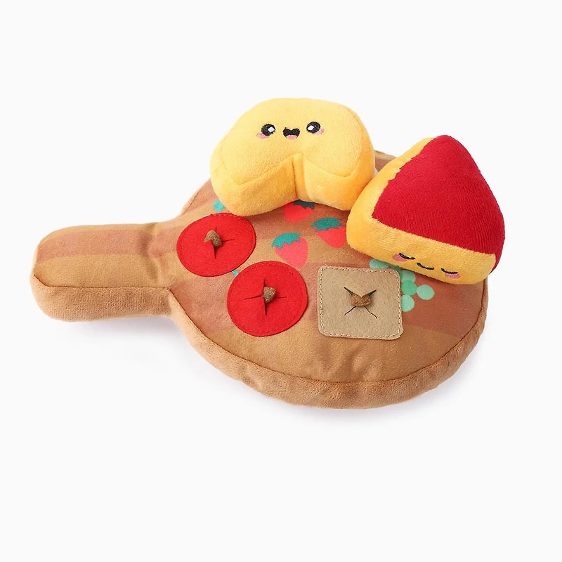 Hugsmart Cheese Board Dog Plush Toy