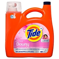 Détergent à lessive liquide Tide Plus dose de Ultra Downy au parfum Fraîcheur d’avril, détergent à lessive liquide avec fraîcheur de longue durée, 83 brassées, 3,4 L TIDE TD LIQ HE ASDFA