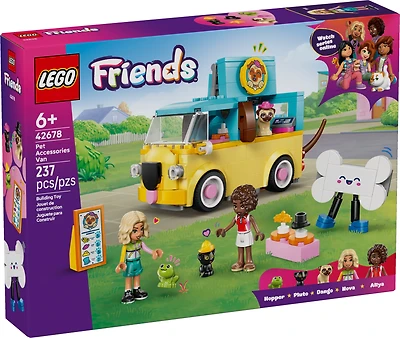 LEGO Friends La Camionnette d’Accessoires pour Animaux – Ensemble de Jeu – 42678