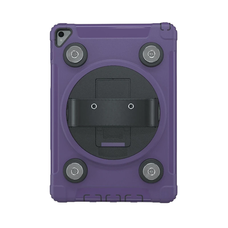 CTA Digital Magnetic Splash-Proof Case with Metal Mounting Plates for iPad 7th and 8th Gen 10.2-in, iPad Air 3 and iPad Pro 10.5-in - Purple