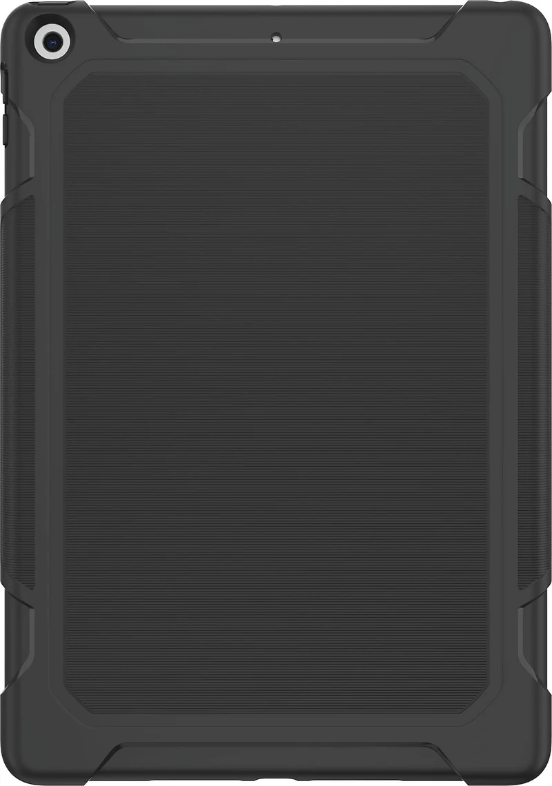 Slim Rugged Gel Case for iPad 10.2 inch- Black & Blue, Drop tested to 4 ft