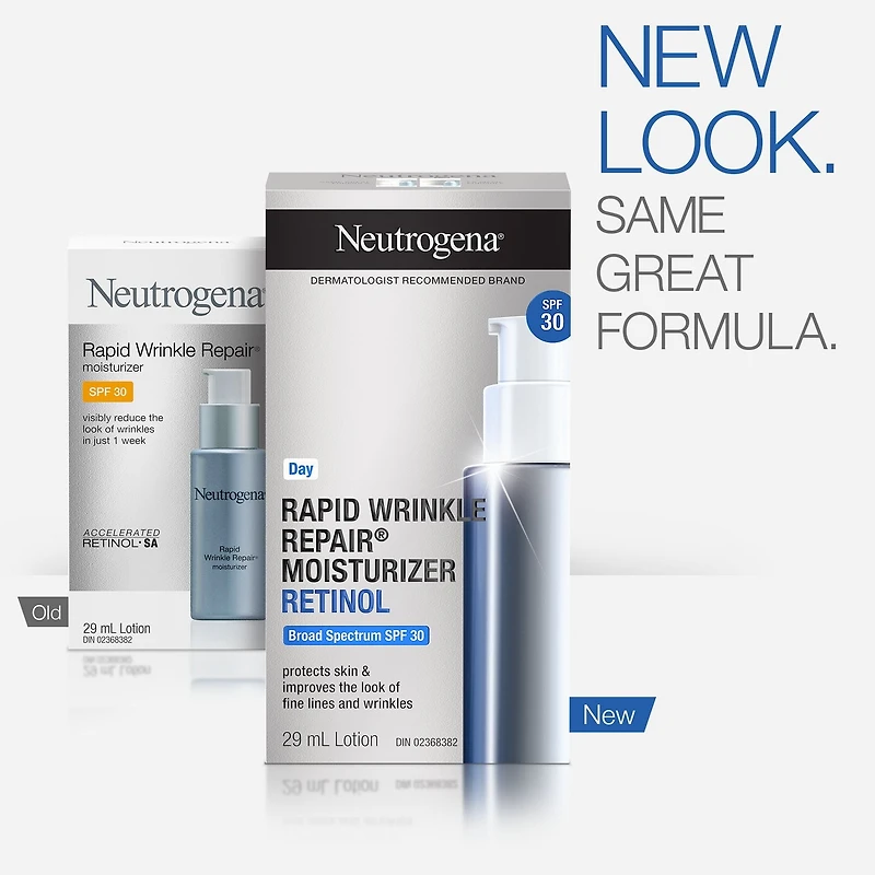 Neutrogena Crème antiâge au rétinol pour le visage, FPS 30, Correcteur de rides express, 29 ml 29 ml