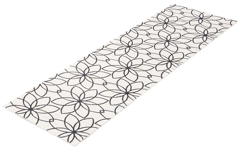 ECARPET Washable Floral Area Rug & Runner for Bedroom, Living Room, Kids Hallway