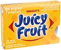 JUICY FRUIT, Fruit Flavoured Chewing Gum, 18 Pieces, 3 Packs, 3 Packs, 18Pellets