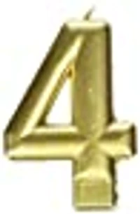 CANDLE #4 GOLD - FRENCH