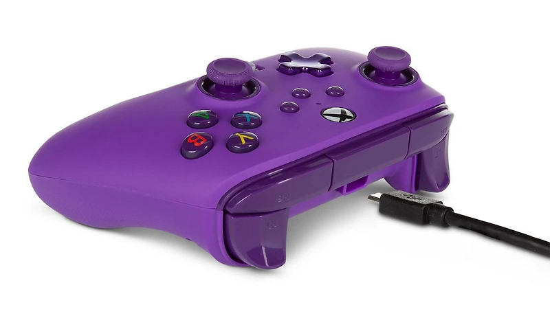Manette filaire améliorée pour Xbox Series X|S de PowerA – Pourpre royale