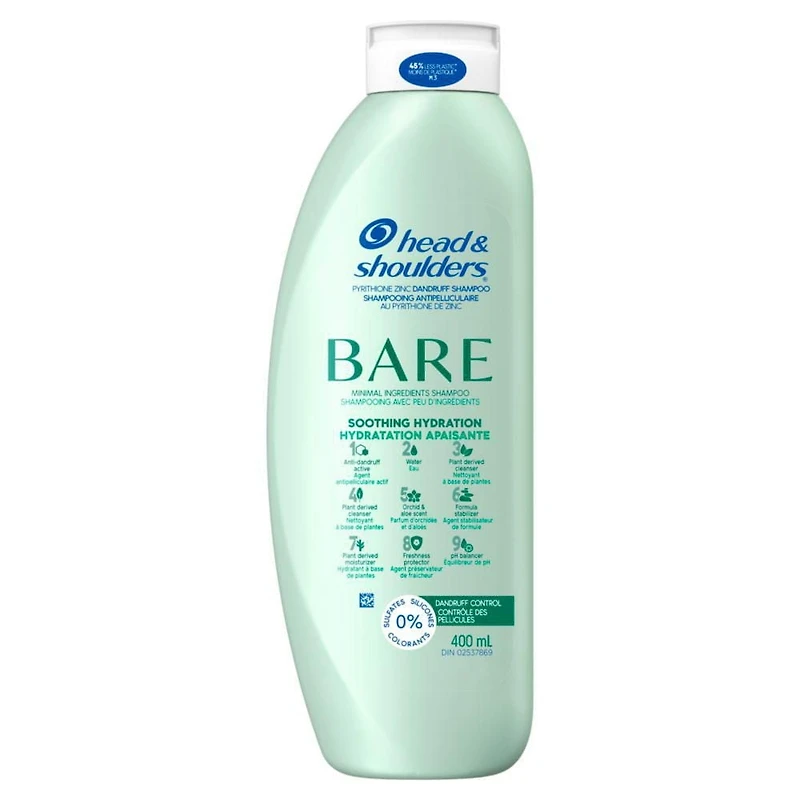 Shampooing antipelliculaire BARE Hydratation apaisante Head & Shoulders, antipelliculaire Baby Bunny Bib