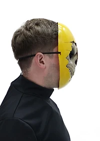 Façon de célébrer l'accessoire de costume de masque de sourire de crâne d'halloween unisexe adulte