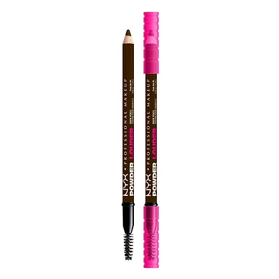 NYX Professional Makeup Powder Louder, Brow Pencil, 12HR Wear, Buildable Micro-Fibers