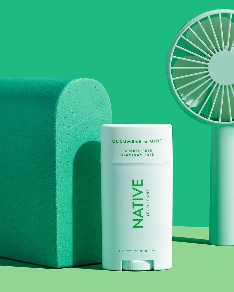 Native Natural Deodorant, Cucumber & Mint, Aluminum Free, 75 g
