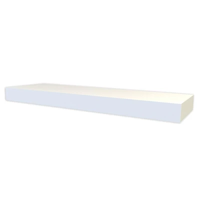 Hometrends 23 inch White Floating Shelf, 23" White Floating Shelf